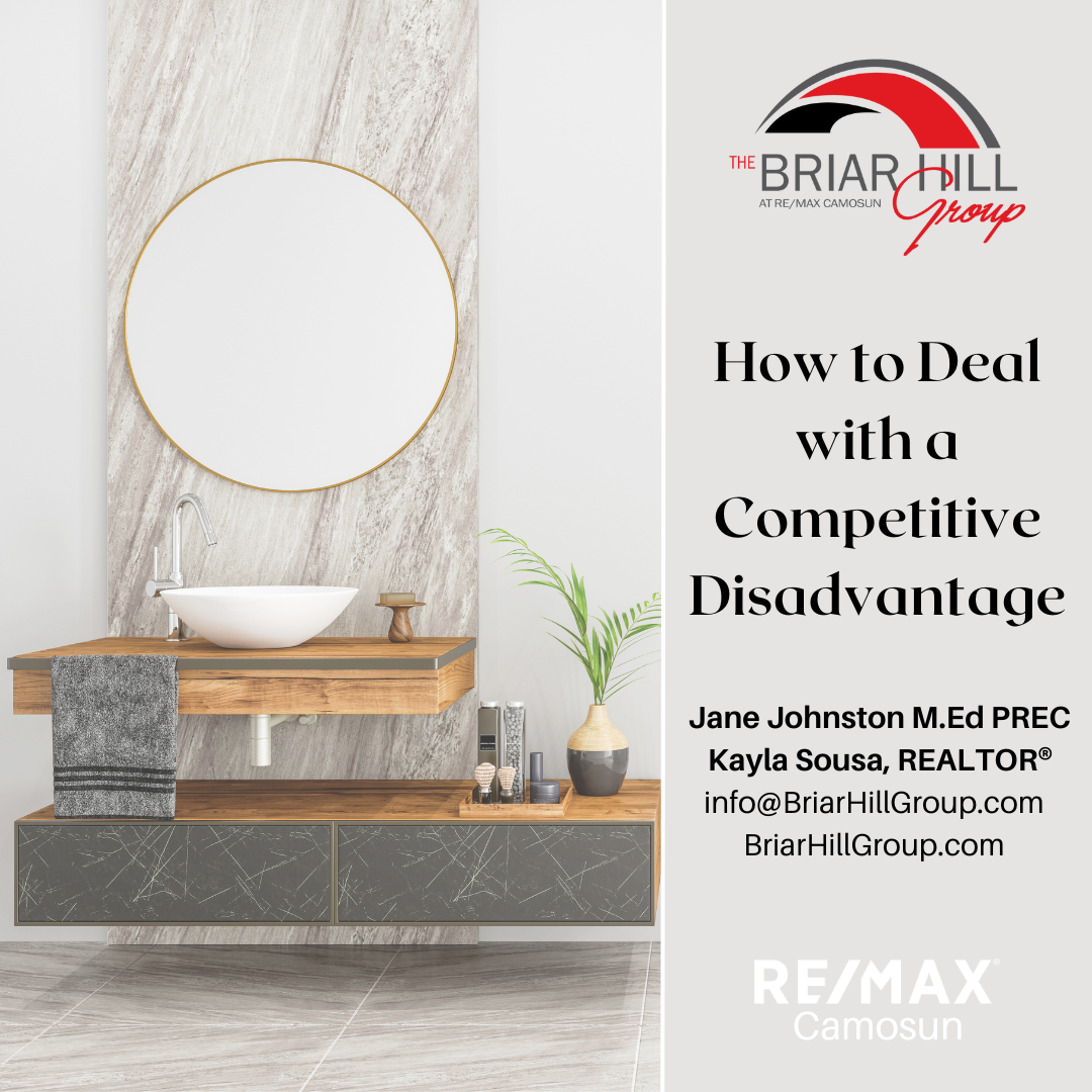 How to Deal with a Competitive Disadvantage